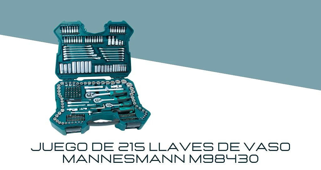 Juego de 215 llaves de vaso Mannesmann M98430